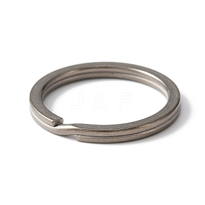 Titanium Alloy Keychains Clasps KEYC-WH0021-38-1