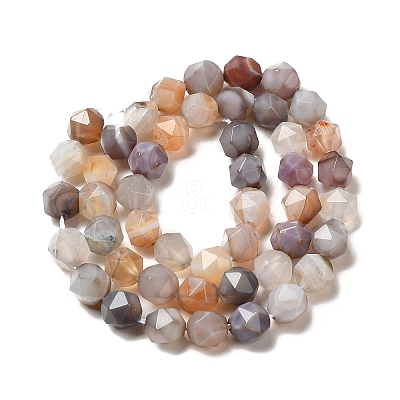 Natural Botswana Agate Beads Strands G-K382-A14-02-1