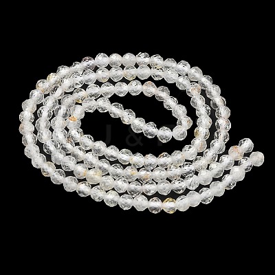 Natural White Topaz Beads Strands G-RM241221-B17-1