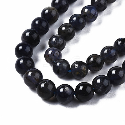 Natural Iolite/Cordierite/Dichroite Beads Strands X-G-S376-005A-1
