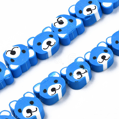 Handmade Polymer Clay Bead Strands CLAY-S096-004-01E-1