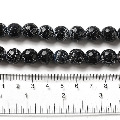 Crackle Agate Beads Strands G-A004-1-1