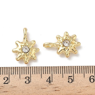 Alloy Rhinestone Pendants FIND-L024-05G-1
