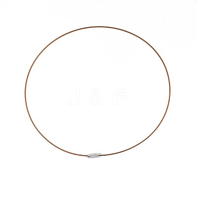 Stainless Steel Wire Necklace Cord DIY Jewelry Making X-TWIR-R003-07-1