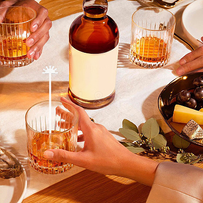30Pcs 3 Style Transparent Acrylic Stirring Rods TACR-NB0001-30A-1