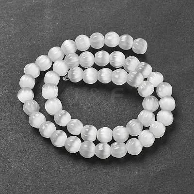 Cat Eye Beads G-V002-B01-01-1