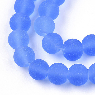 Transparent Glass Beads Strands GLAA-T032-T8mm-MD04-1