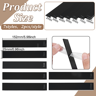 1 Set Acrylic Clay Guide Tool Sets DIY-BC0015-09C-1