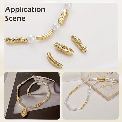 Brass Tube Beads KK-D039-01B-G-1