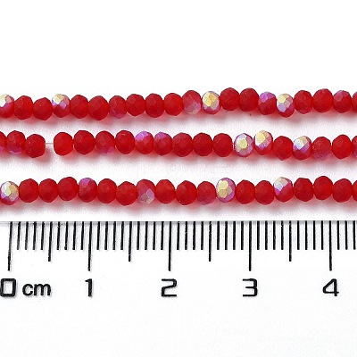Imitation Jade Glass Beads Strands EGLA-YW0003-19A-06-1