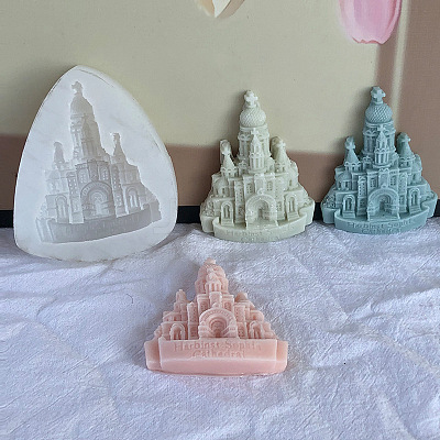 Angel Heart Candle Silicone Molds DIY-L072-021-1