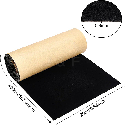 Self Adhesive Velvet Flocking Fabric OCOR-BC0001-58B-07-1