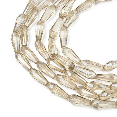 Electroplate Glass Beads Strands EGLA-L015-HP-B05-1