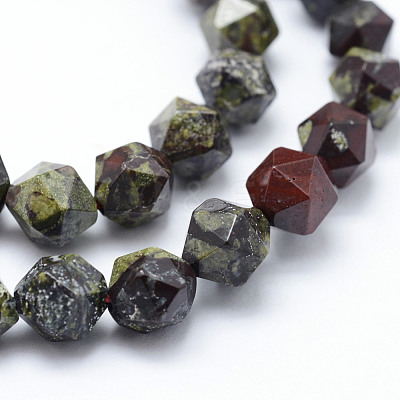 Natural Dragon Blood Beads Strands G-F523-49-8mm-1
