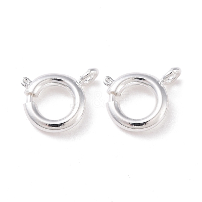 Eco-friendly Brass Spring Ring Clasps KK-D082-01B-S-1