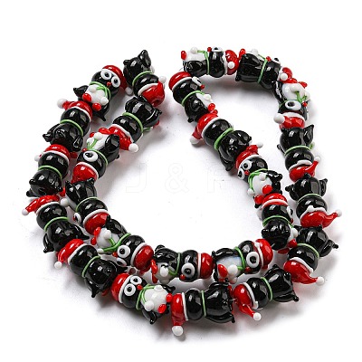 Handmade Lampwork Beads Strands LAMP-L079-02A-1