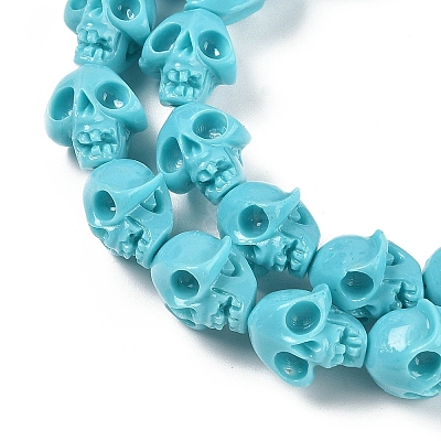 Synthetic Coral Carved Beads Strands CORA-M001-10B-1