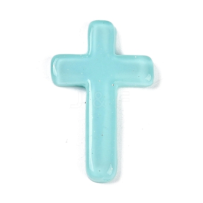 Cross Resin Cabochons RESI-Q014-04A-1