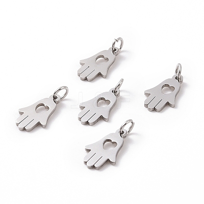 Non-Tarnish 304 Stainless Steel Pendants STAS-Q201-T453S-1