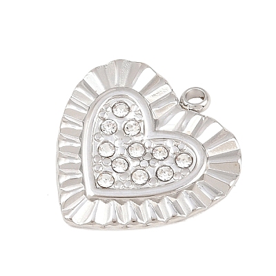 304 Stainless Steel Pendants STAS-K322-07P-1