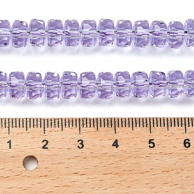 Transparent Glass Beads Strands EGLA-K071-05A-1