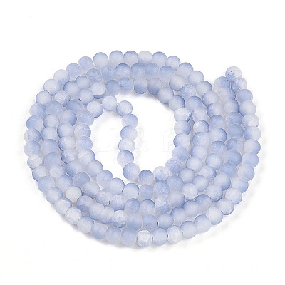 Crackle Glass Beads X1-GLAA-N009-6mm-07-1
