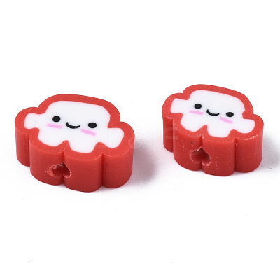 Handmade Polymer Clay Beads X-CLAY-N008-033D-1