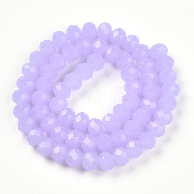 Glass Beads Strands EGLA-A044-J8mm-D11-1