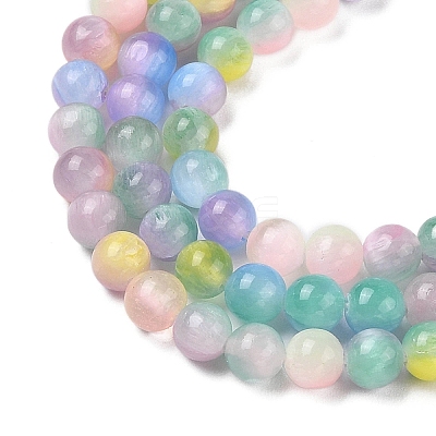Natural Selenite Beads Strands G-Q162-A01-01A-01-1