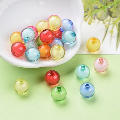 Transparent Acrylic Beads TACR-S092-10mm-M-1