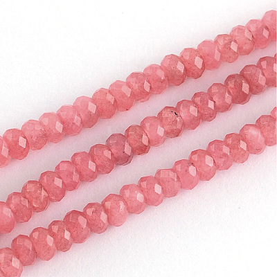 Natural White Jade Bead Strands G-R171-2x4mm-06-01-1