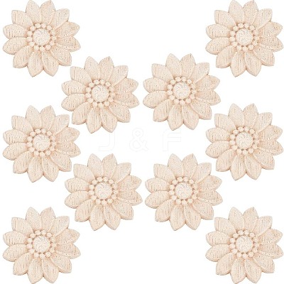 Wood Carved Onlay Applique Craft LS-WOOD-WH0034-11B-1