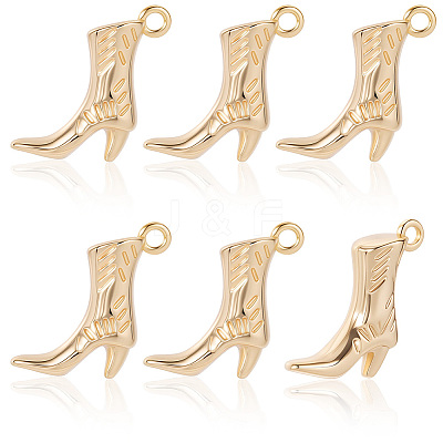 15Pcs Brass Pendants KK-BBC0019-21-1