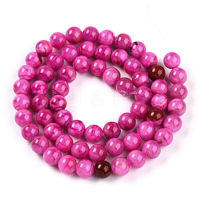 Natural Persian Jade Beads Strands G-A255-A02-01C-1