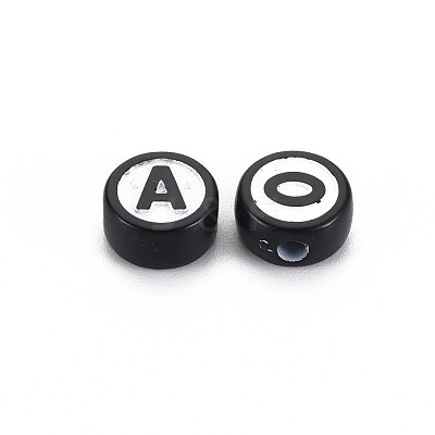 Opaque Acrylic Beads X-SACR-S275-01A-1