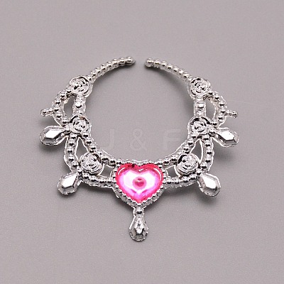 Plastic Doll Charm Necklaces DIY-WH0185-95-1
