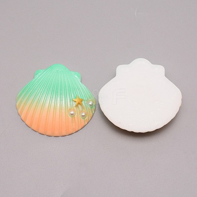 Resin Cabochons CRES-WH0010-002D-1