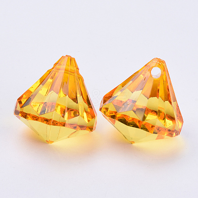 Transparent Acrylic Pendants TACR-Q260-C-V24-1