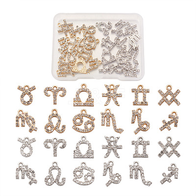 2 Sets 2 Colors Zinc Alloy Pendants ALRI-FW0001-02-1
