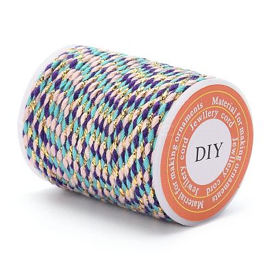 4-Ply Polycotton Cord with Metallic Thread OCOR-Z003-D35-1
