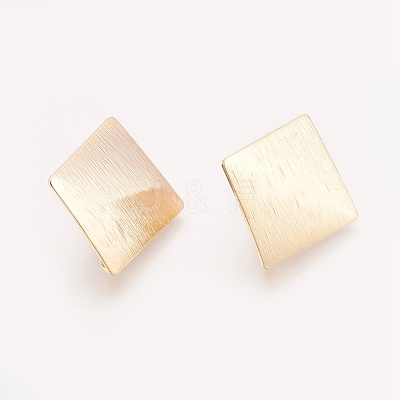 Brass Ear Stud Findings X-KK-S345-018-1
