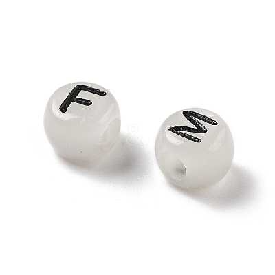 Luminous Transparent Acrylic Beads LACR-282-01B-1