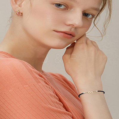 1Pc Adjustable Nylon Cord Slider Bracelets for Women BJEW-LP0001-32S-01-1
