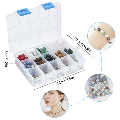 DIY Stretch Bracelets Making Kits DIY-SC0013-71-1