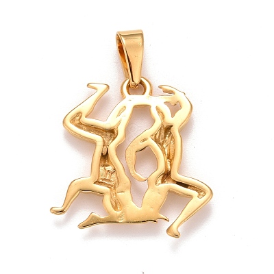 Ion Plating(IP) 304 Stainless Steel Pendants X-STAS-D165-14G-05-1
