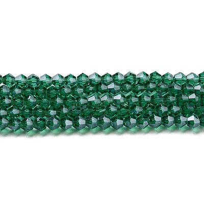 Transparent Electroplate Glass Beads Strands EGLA-A039-T6mm-A10-1