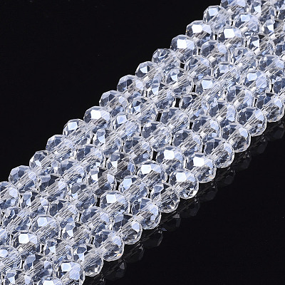 Electroplate Glass Beads Strands EGLA-A034-T8mm-A20-1