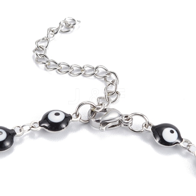 304 Stainless Steel Anklets AJEW-G024-02P-1