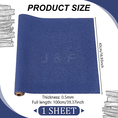 1 Sheet Rectangle Linen Fabric DIY-OC0012-04A-1