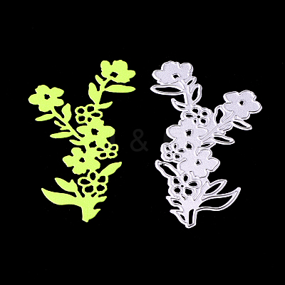 Flower Frame Metal Cutting Dies Stencils DIY-WH0050-14-1